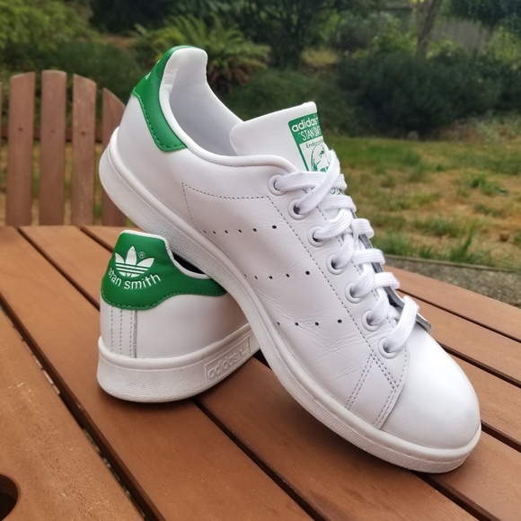 adidas Other - Adidas Stan Smith White Green Sneakers Men's 8